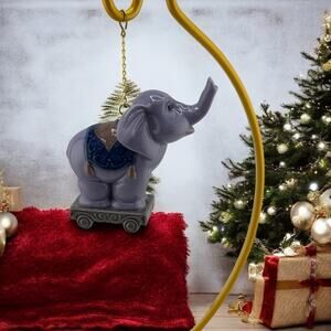 Vintage LLADRO #06388 "Circus Star" Porcelain Elephant Ornament 1996 Boxed RARE